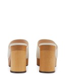 Horsebit-motif mid-heel mules