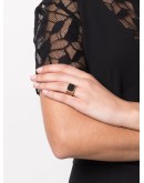 4 stitch engraved detail ring