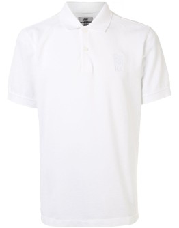 embroidered logo polo shirt