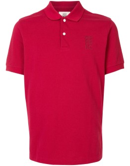 embroidered logo polo shirt