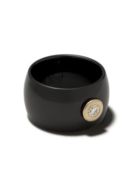 ceramic band diamond ring