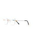 oval-frame glasses