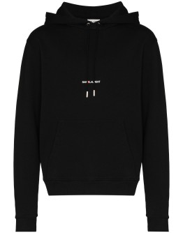 logo-print hoodie