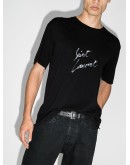 signature-print T-shirt