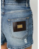 denim distressed shorts