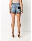 denim distressed shorts