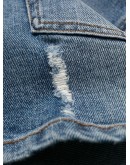 denim distressed shorts