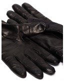 reversible cashmere and leather gloves