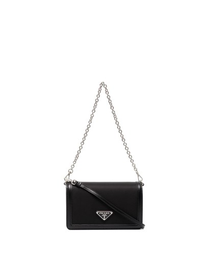 logo-plaque crossbody bag