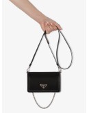 logo-plaque crossbody bag