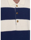 GG patch knitted polo shirt