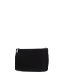 nylon double-compartment crossbody bag