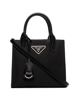 logo-embellished mini tote bag