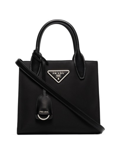 logo-embellished mini tote bag
