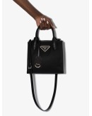 logo-embellished mini tote bag