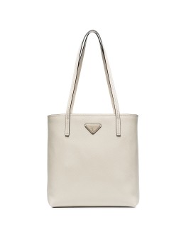 logo-embellished shopper tote
