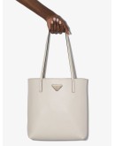 logo-embellished shopper tote