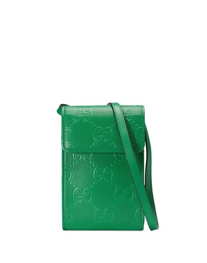 GG logo-embossed mini bag