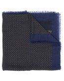 square-print scarf
