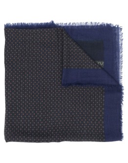 square-print scarf
