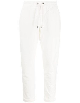 drawstring cropped trousers