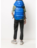 hood detailed padded backpack