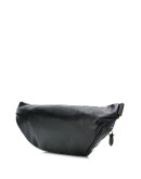 lettering logo plaque belt bag
