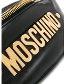 lettering logo plaque belt bag