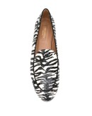 zebra pattern loafers