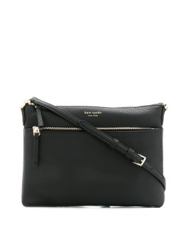 Polly logo print medium crossbody bag