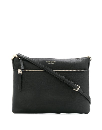 Polly logo print medium crossbody bag
