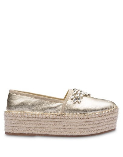mordoré leather espadrilles