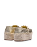 mordoré leather espadrilles