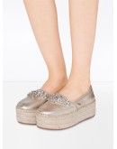 mordoré leather espadrilles
