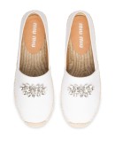 crystal-embellished espadrilles