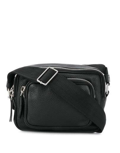 stitch-logo shoulder bag