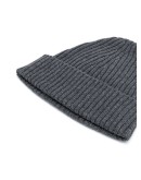 rib-knit beanie
