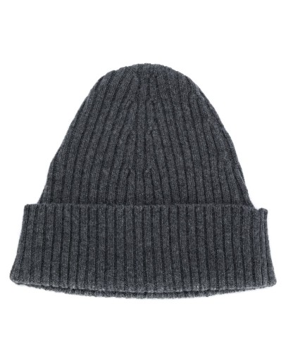 rib-knit beanie