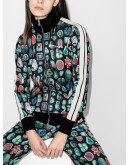 jewel pattern track jacket