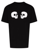 skull logo print T-shirt