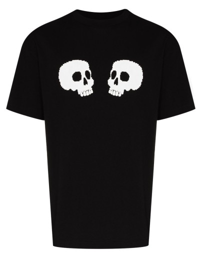 skull logo print T-shirt