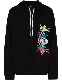 embroidered hoodie
