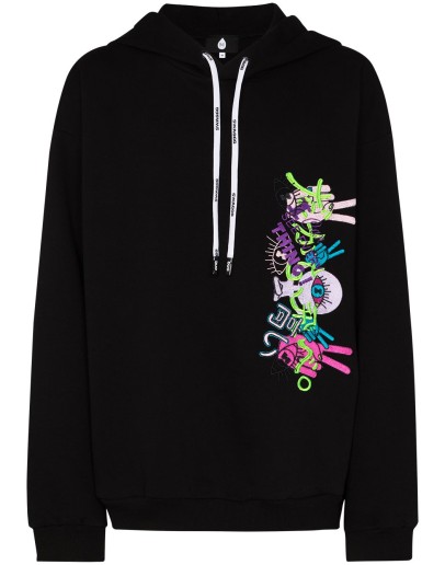 embroidered hoodie
