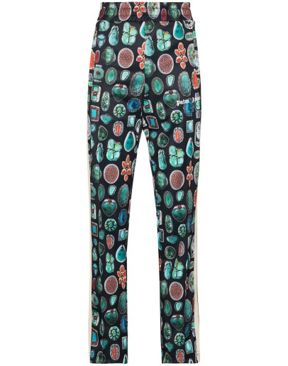 jewel pattern track trousers