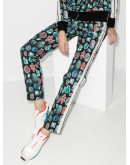 jewel pattern track trousers