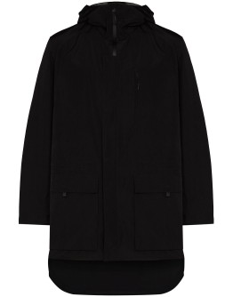 hooded coat
