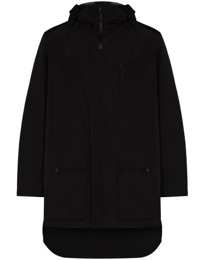hooded coat