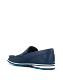 perforated slip-on loafers