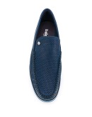 perforated slip-on loafers