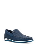 perforated slip-on loafers
